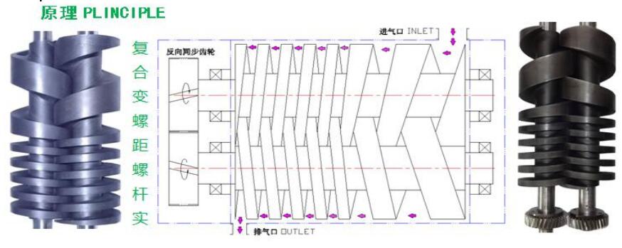 TGB干式復(fù)合螺桿真空泵